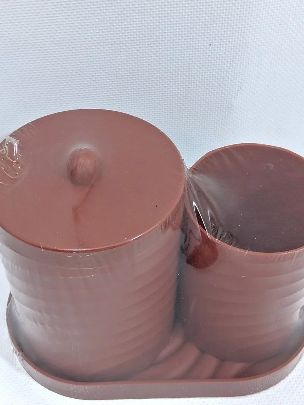 Bathroom Makeup Vanity Set Rust Terracotta